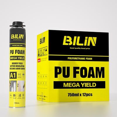 BILIN A1 اسپری فوم پویا قابل گسترش قابل تعمیر برای موانع صوتی