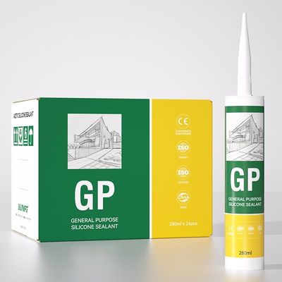 ضد آب و هوا GP سیلیکون مهر و موم شفاف ضد قارچ هدف کلی برای حمام