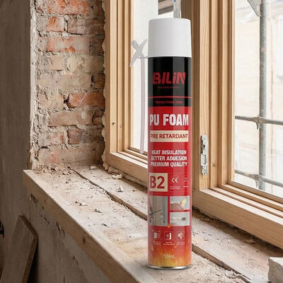 تفنگ اسپری فوم پلی‌اورتان مقاوم در برابر آتش B2 با بازدهی بالا، پرکننده شکاف ضد حریق