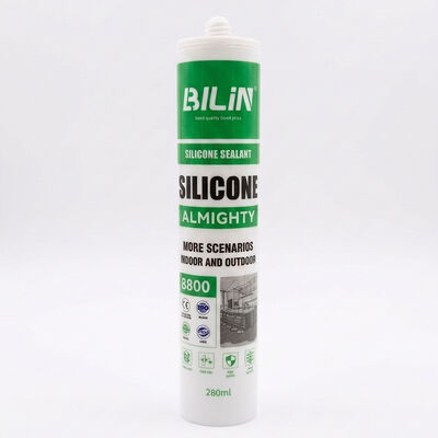 کیفیت ضد قارچ مهر و موم سیلیکون خنثی با سختی 45A محتویات 280ml 300ml 310ml 590ml 600ml اطمینان از محکم شدن لچکدار طولانی مدت کارخانه